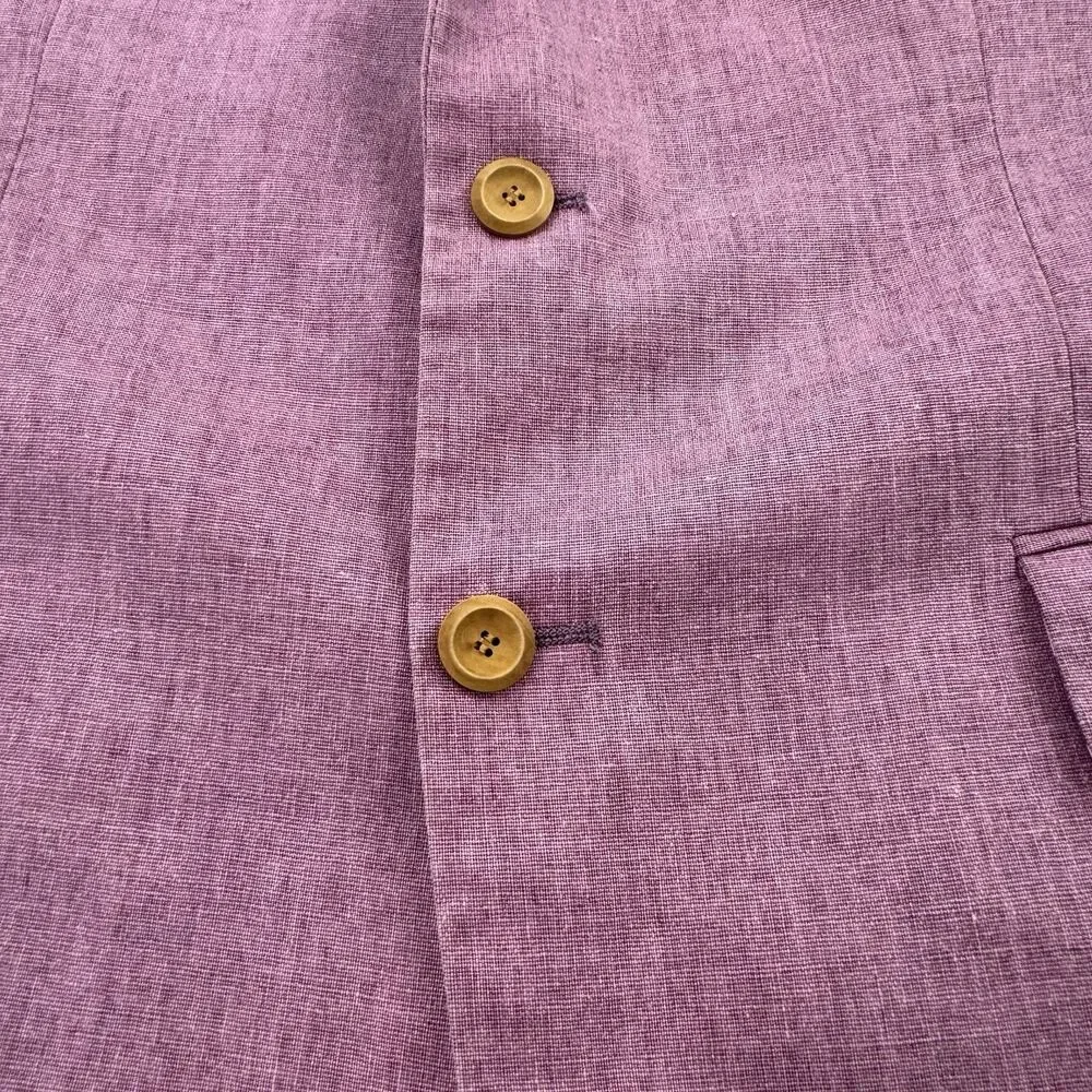 Linea Uomo 44R Dusty Pink Linen Blend Sport Coat Blazer Casual Jacket 44 Regular
